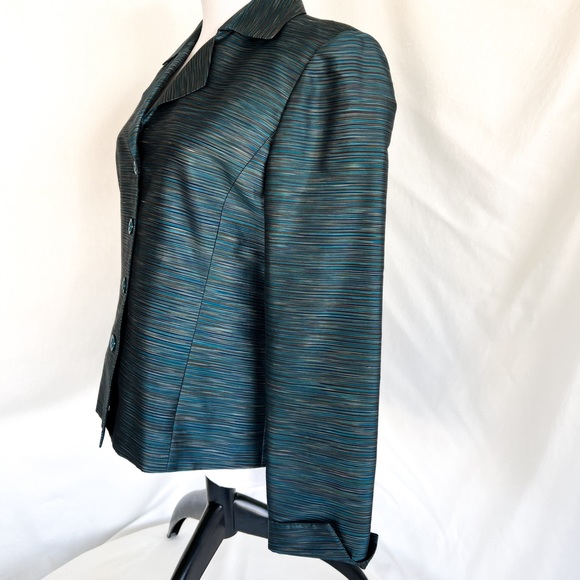 Dana Buchman Silk Jacket 8 - Picture 3 of 15